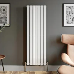 DuraTherm Vertical Single Flat Panel Designer Radiator - 1600 X 528mm White -Heating Equipment Store 026d3e25 7cfd 40ad 9a1c 37249ca1e78d