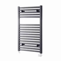 Towelrads Pisa Straight Anthracite Heated Towel Rail 800x400mm - 150001