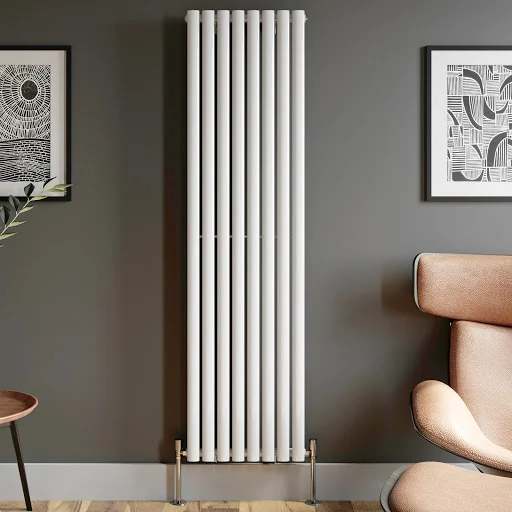 DuraTherm Vertical Oval Tube Single Panel Designer Radiator - 1800 X 480mm White 6 DuraTherm Vertical Oval Tube Single Panel Designer Radiator - 1800 X 480mm White - Image 4