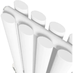 DuraTherm Horizontal Oval Tube Double Panel Designer Radiator - 600 X 420mm White -Heating Equipment Store 0f26d49c 74e8 4395 9a43 16da7cf520b7