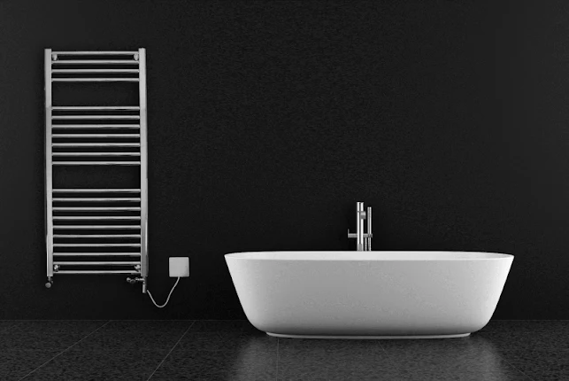 Discount Straight Electric Chrome Towel Rail 1172mm X 750mm - 7MC11E 6 Discount Straight Electric Chrome Towel Rail 1172mm X 750mm - 7MC11E - Image 4