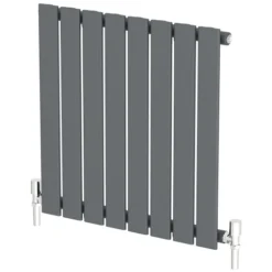 DuraTherm Horizontal Single Flat Panel Designer Radiator - 600 X 604mm Anthracite -Heating Equipment Store 1cd62533 aa3d 4c32 a381 6355f74bc677