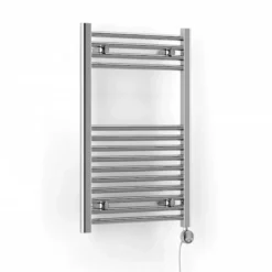 Terma Leo Electric Towel Rail With 43D Element 800x500mm Chrome - WLLLE080050-43D