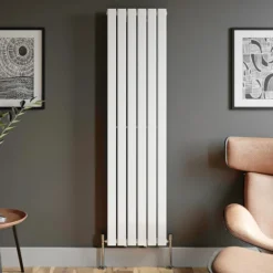 DuraTherm Vertical Single Flat Panel Designer Radiator - 1800 X 452mm White -Heating Equipment Store 1f6c8a05 2e6c 4cbd a05b 13d53fae2cb6