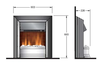 Dimplex Zamora Freestanding Electric Fire 5 Dimplex Zamora Freestanding Electric Fire - Image 3