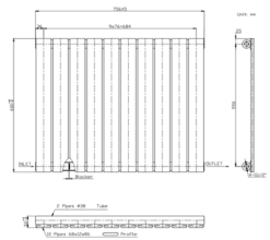 DuraTherm Horizontal Single Flat Panel Designer Radiator - 600 X 756mm Anthracite -Heating Equipment Store 24c13565 62b8 4b25 b187 e2b539ba4058