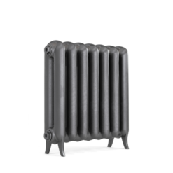 Terma Plain 2 Cast Iron Radiator 620x606mm Raw Metal - WGPLF062060