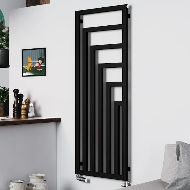 Terma Angus Designer Radiator 1460x520mm Heban Black - WGANG146052-KIHESX 6 Terma Angus Designer Radiator 1460x520mm Heban Black - WGANG146052-KIHESX - Image 4