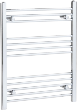 Essentials Heated Towel Rail Chrome 750 X 600mm Flat -Heating Equipment Store 353b2849 2d0f 4587 b2e3 4c983d6782f2