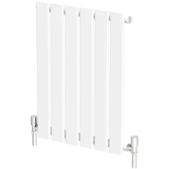 DuraTherm Horizontal Single Flat Panel Designer Radiator - 600 X 456mm White -Heating Equipment Store 3728942c 0ac6 4e15 902d 6334628b55a5