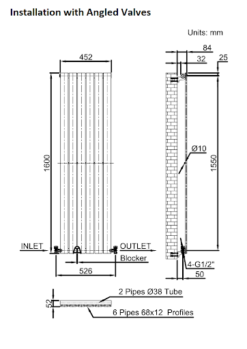 DuraTherm Vertical Single Flat Panel Designer Radiator - 1600 X 452mm Anthracite 19 DuraTherm Vertical Single Flat Panel Designer Radiator - 1600 X 452mm Anthracite -Heating Equipment Store 3732851d 4370 4a21 a92a 746275728c5e