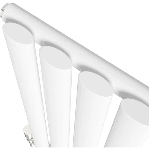 DuraTherm Horizontal Oval Tube Single Panel Designer Radiator - 600 X 1200mm White 7 DuraTherm Horizontal Oval Tube Single Panel Designer Radiator - 600 X 1200mm White - Image 5