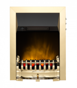 Valor Balmoral Ecolite Electric Fire Brass - 047496
