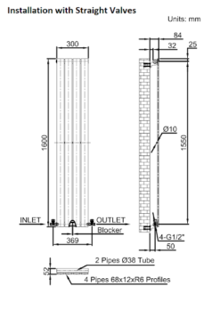 DuraTherm Vertical Single Flat Panel Designer Radiator - 1600 X 300mm White 20 DuraTherm Vertical Single Flat Panel Designer Radiator - 1600 X 300mm White -Heating Equipment Store 40801014 13eb 46ea 822f 136630c1e4df