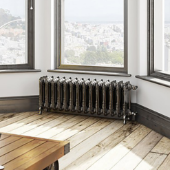 Terma Oxford Freestanding Cast Iron Radiator 470x1180mm Raw Metal - WGOXF047118 -Heating Equipment Store 43e50e6e 3c79 46ec b585 b9d07645f3b6