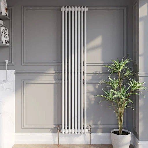 Park Lane Traditional Vertical Colosseum Double Bar Column Radiator White - 1800 X 380mm 3 Park Lane Traditional Vertical Colosseum Double Bar Column Radiator White - 1800 X 380mm