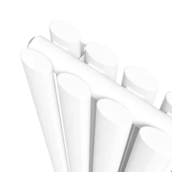 DuraTherm Vertical Oval Tube Double Panel Designer Radiator - 1800 X 600mm White -Heating Equipment Store 465a05f3 cb77 4325 9087 5c1db6e48eff