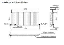 DuraTherm Horizontal Double Flat Panel Designer Radiator - 600 X 1216mm White -Heating Equipment Store 46a6fa26 076f 4945 ab7e 487aed46122c