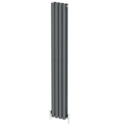DuraTherm Vertical Oval Tube Double Panel Designer Radiator - 1600 X 240mm Anthracite -Heating Equipment Store 4bd05a4e ff0f 424b 9bad c332a7ca9bf2