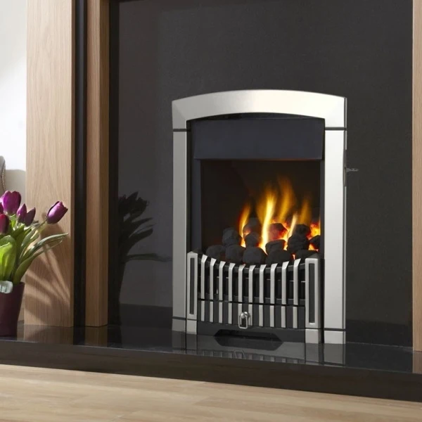 Flavel Rhapsody Plus Open Fronted HE Gas Fire Silver 3 Flavel Rhapsody Plus Open Fronted HE Gas Fire Silver