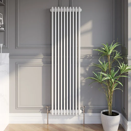 Park Lane Traditional Vertical Colosseum Triple Bar Column Radiator White - 1600 X 470mm 3 Park Lane Traditional Vertical Colosseum Triple Bar Column Radiator White - 1600 X 470mm