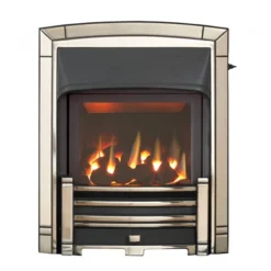 Valor Masquerade Full Depth High Efficiency Home Flame Gas Fire Pale Gold - 0596102