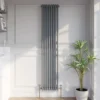 Park Lane Traditional Vertical Colosseum Double Bar Column Radiator Anthracite - 1800 X 380mm -Heating Equipment Store 5c48fa02 1816 4759 9861 92fd3d4ba015