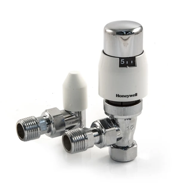 Honeywell Valencia VTL200-08A 8mm Angled Classic TRV And Lockshield 3 Honeywell Valencia VTL200-08A 8mm Angled Classic TRV And Lockshield