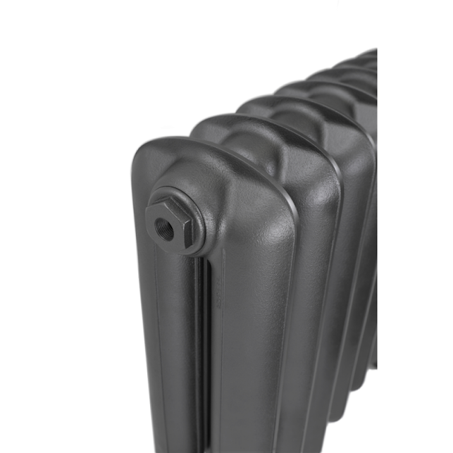 Terma Plain 2 Cast Iron Radiator 620x606mm Raw Metal - WGPLF062060 6 Terma Plain 2 Cast Iron Radiator 620x606mm Raw Metal - WGPLF062060 - Image 4