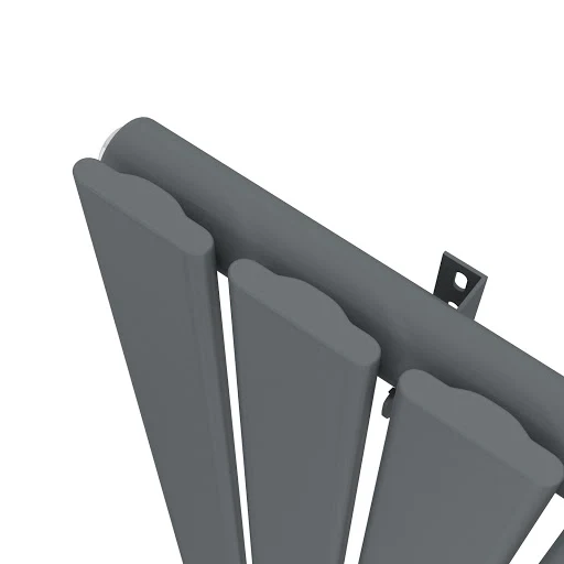 DuraTherm Vertical Single Flat Panel Designer Radiator - 1600 X 452mm Anthracite 7 DuraTherm Vertical Single Flat Panel Designer Radiator - 1600 X 452mm Anthracite - Image 5