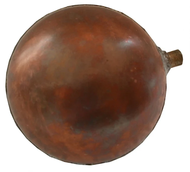 Spherical Copper Float 8" X 7/16" - 10013407 3 Spherical Copper Float 8" X 7/16" - 10013407
