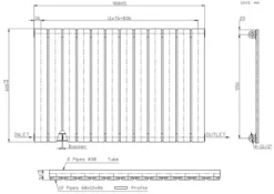 DuraTherm Horizontal Single Flat Panel Designer Radiator - 600 X 908mm White -Heating Equipment Store 65f0aeb5 d621 4253 91eb 73d3e5b15993