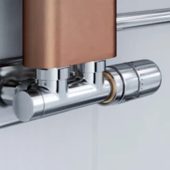 Terma 50mm Left Sided Angled Integrated H Block Valve Set Chrome - WRZT5G1CRCRO -Heating Equipment Store 6b5a0592 941c 4b04 a0a4 42988e2d48d6