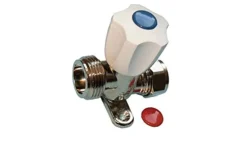 Straight Backplate Washing Machine Taps - 10035367