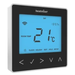 Heatmiser NeoStat 12v Programmable Thermostat - Sapphire Black