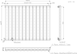 DuraTherm Horizontal Oval Tube Single Panel Designer Radiator - 600 X 780mm White 18 DuraTherm Horizontal Oval Tube Single Panel Designer Radiator - 600 X 780mm White -Heating Equipment Store 6ef4c597 0e86 46aa bad2 0aa7b655e01e