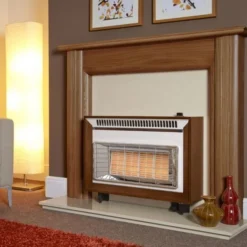 Flavel Misermatic Outset Gas Fire Medium Oak