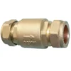 28mm Brass Compression Full Flow Single Check Valve - 10015342