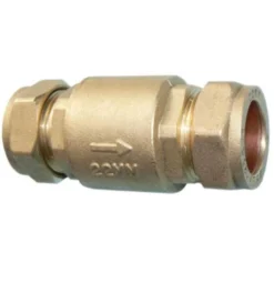 28mm Brass Compression Full Flow Single Check Valve - 10015342