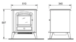 Dimplex Club LED Electric Stove 7 Dimplex Club LED Electric Stove -Heating Equipment Store 7580a640 da02 4da7 9bfa f7fbac299e10