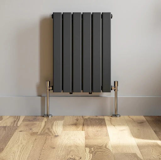 DuraTherm Horizontal Double Flat Panel Designer Radiator - 600 X 456mm Anthracite 6 DuraTherm Horizontal Double Flat Panel Designer Radiator - 600 X 456mm Anthracite - Image 4