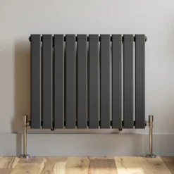 DuraTherm Horizontal Single Flat Panel Designer Radiator - 600 X 756mm Anthracite -Heating Equipment Store 77a87c79 86c6 480f bf2f 737882405c86