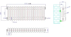 Park Lane Traditional Colosseum Triple Bar Column Radiator Anthracite 300 X 830mm -Heating Equipment Store 7bfae349 e337 464a 9573 b972230a0af8
