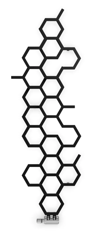 Terma Hex Designer Radiator 1700x573mm Matt Black - WGH2X170057KS95ZX 4 Terma Hex Designer Radiator 1700x573mm Matt Black - WGH2X170057KS95ZX - Image 2