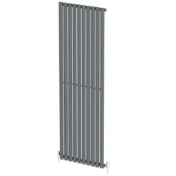 DuraTherm Vertical Oval Tube Single Panel Designer Radiator - 1800 X 600mm Anthracite -Heating Equipment Store 7e09bfbf 89e8 4089 99db 5d63bb7168b9