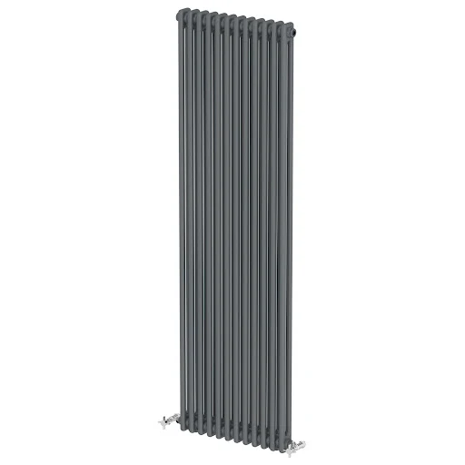 Park Lane Traditional Vertical Colosseum Double Bar Column Radiator Anthracite - 1800 X 560mm 5 Park Lane Traditional Vertical Colosseum Double Bar Column Radiator Anthracite - 1800 X 560mm - Image 3