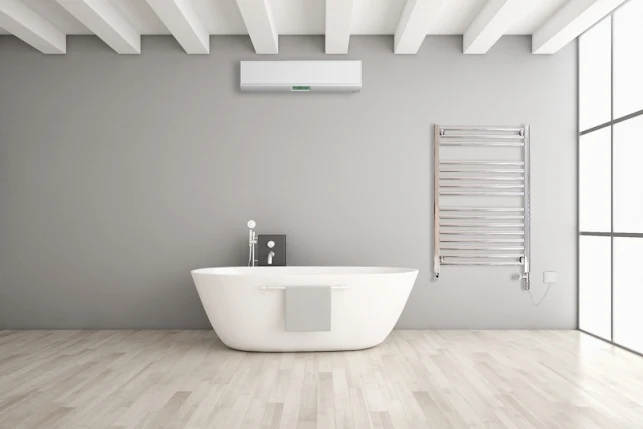 Discount Straight 1269mm X 500mm Dual Fuel Towel Rail Chrome - 5E12CDF 7 Discount Straight 1269mm X 500mm Dual Fuel Towel Rail Chrome - 5E12CDF - Image 5