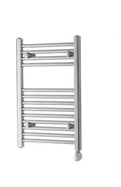 Towelrads Richmond Straight Chrome 1186mm X 600mm Thermostatic Electric Towel Rail - 136009