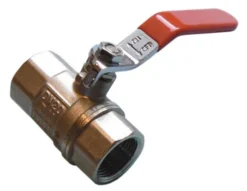 1" Red Female Lever Ball Valve - 10055328