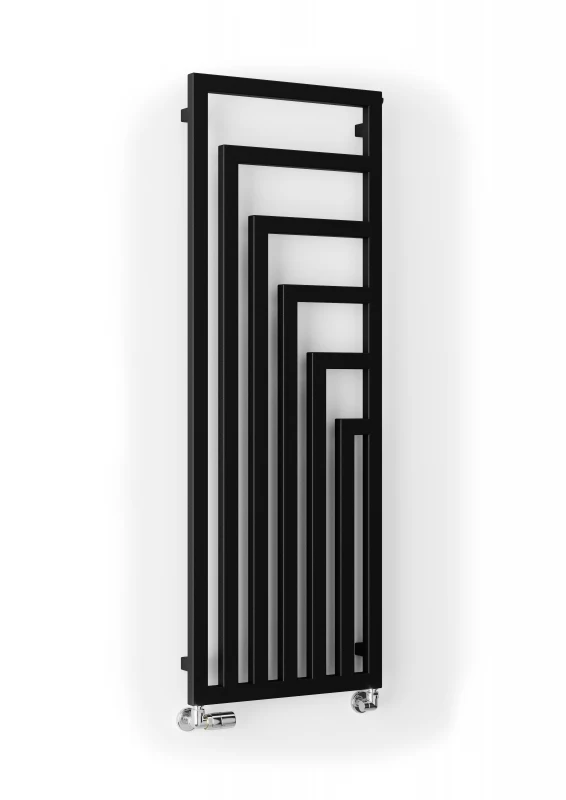 Terma Angus Designer Radiator 1460x520mm Heban Black - WGANG146052-KIHESX 4 Terma Angus Designer Radiator 1460x520mm Heban Black - WGANG146052-KIHESX - Image 2